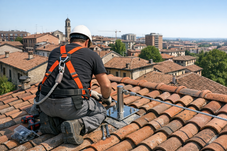 Installazione linee vita Blello